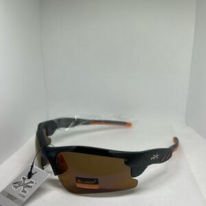 X-Loop Semi Rimless Wrap Sunglasses